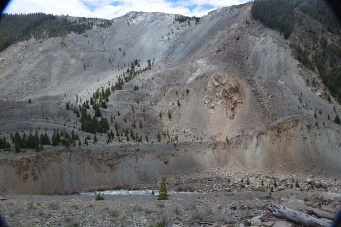 landslide results at Hebgen Lake